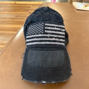 Distressed American Flag Hat